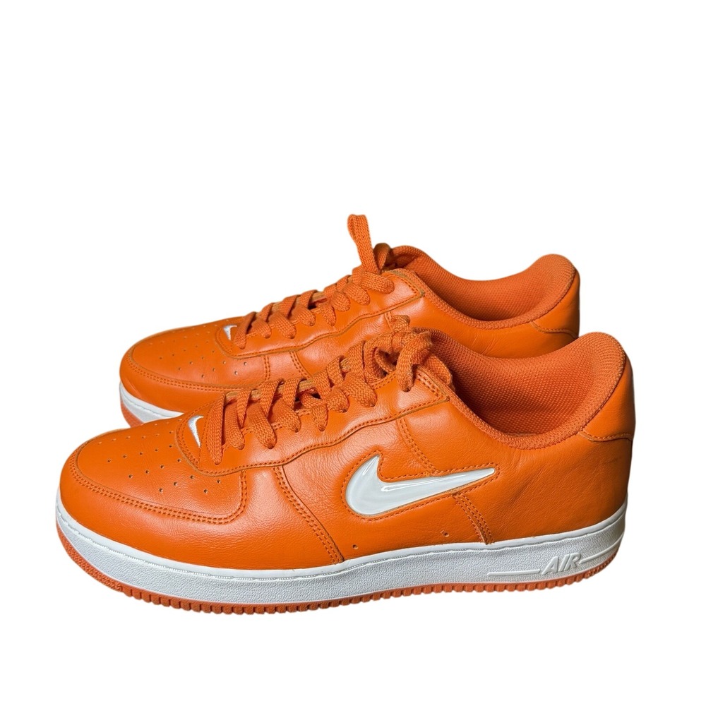 Nike Air Force 1 Jewel Color of the Month Safety Orange Mens Size 12 FJ1044-800
